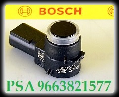 Capteur de recul aide stationnement radar psa peugeot citroen bosch C4 C5 DS4 DS5 407 208 308 508